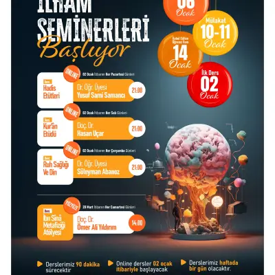 BAHAR DÖNEMİ İLHAM SEMİNERLERİ BAŞLIYOR!